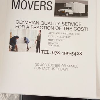 Olympian Movers - Moving u at a budget that Is good for you - Movers Near Me Olympian Movers - Moving u at a budget that Is good for you - Movers Near Me