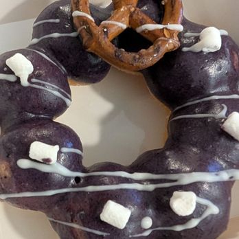 Crystal Bakery - Taro mochi donut - Bakeries Near Me - Newton, Massachusetts