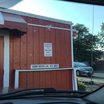Stewart's Root Beer Drive-In - Hurricane SANDY water level, 2012 - Burgers Near Me - Point Pleasant Beach, New Jersey Stewart's Root Beer Drive-In - Hurricane SANDY water level, 2012 - Burgers Near Me - Point Pleasant Beach, New Jersey