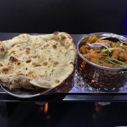 The Gandhi Indian Cuisine - Badshah Nawabi and Keema naan