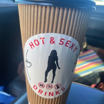 Hot and Sexy Drinks & Coffee - My cafe con leche, large had 3 shots of espresso. - Coffee & Tea Near Me - Tucson, Arizona