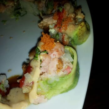 Sushi On Fire - S.O.F. Roll (up-close) - Sushi Bars Near Me - Long Beach, California Sushi On Fire - S.O.F. Roll (up-close) - Sushi Bars Near Me - Long Beach, California