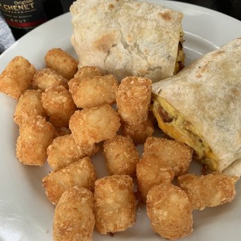Brekkies - Breakfast burrito with tater tots - Breakfast & Brunch Near Me - Solvang, California