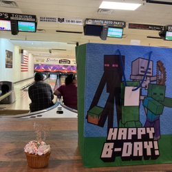 Orland Bowl - They provided food in the bowling party package and also let us bring cupcakes.