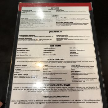 1720 Burger Bar - Menu - Burgers Near Me - Florence, South Carolina 1720 Burger Bar - Menu - Burgers Near Me - Florence, South Carolina