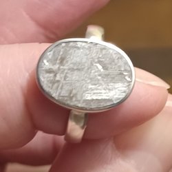 Rock Paper Silver - Muonionalusta is a meteorite found in Scandinavia.