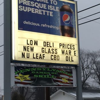Presque Isle Superette - a sign for a convenience store - Head Shops Near Me - Erie, Pennsylvania Presque Isle Superette - a sign for a convenience store - Head Shops Near Me - Erie, Pennsylvania