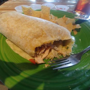 Dos Coyotes - Inside the burrito was lots of delicious salmon - Tex-Mex Near Me - Sacramento, California Dos Coyotes - Inside the burrito was lots of delicious salmon - Tex-Mex Near Me - Sacramento, California