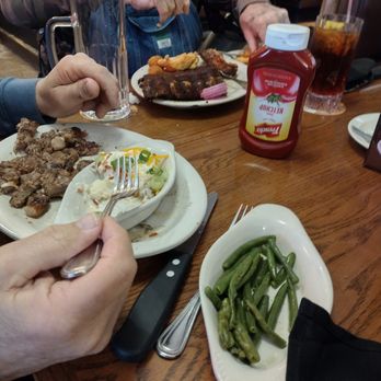 Colton's Steakhouse & Grill - Supposed to be a Medium rare steak ribeye steaks - Steakhouses Near Me - Farmington, Missouri