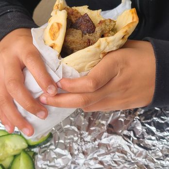 Cafe Rumi - Beef/lamb gyro, just meat and pita - Mediterranean Near Me - Castro Valley, California