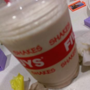 Five Guys - Chocolate shake with no whip cream - Burgers Near Me - Los Angeles, California