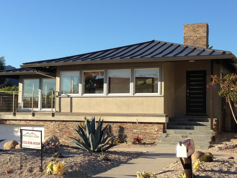 Slide of Permanent Roof