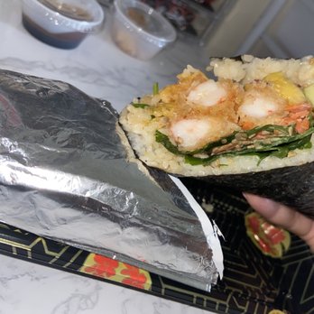 Poke Bowl - Shrimp tempura sushi burrito - Health Markets Near Me - Bayonne, New Jersey