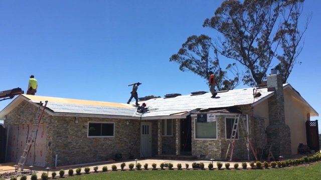 Slide of A L P Roofing