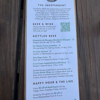 Independent Brewing Company - Menu - New American Near Me - Pittsburgh, Pennsylvania Independent Brewing Company - Menu - New American Near Me - Pittsburgh, Pennsylvania