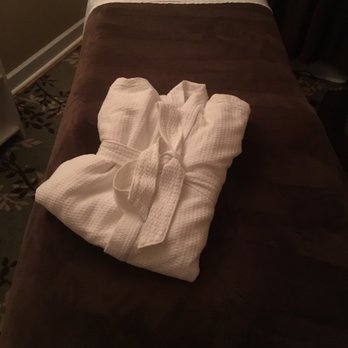 Spa Sera - We have fluffy white robes for you to get comfortable! - Day Spas Near Me - Pawleys Island, South Carolina
