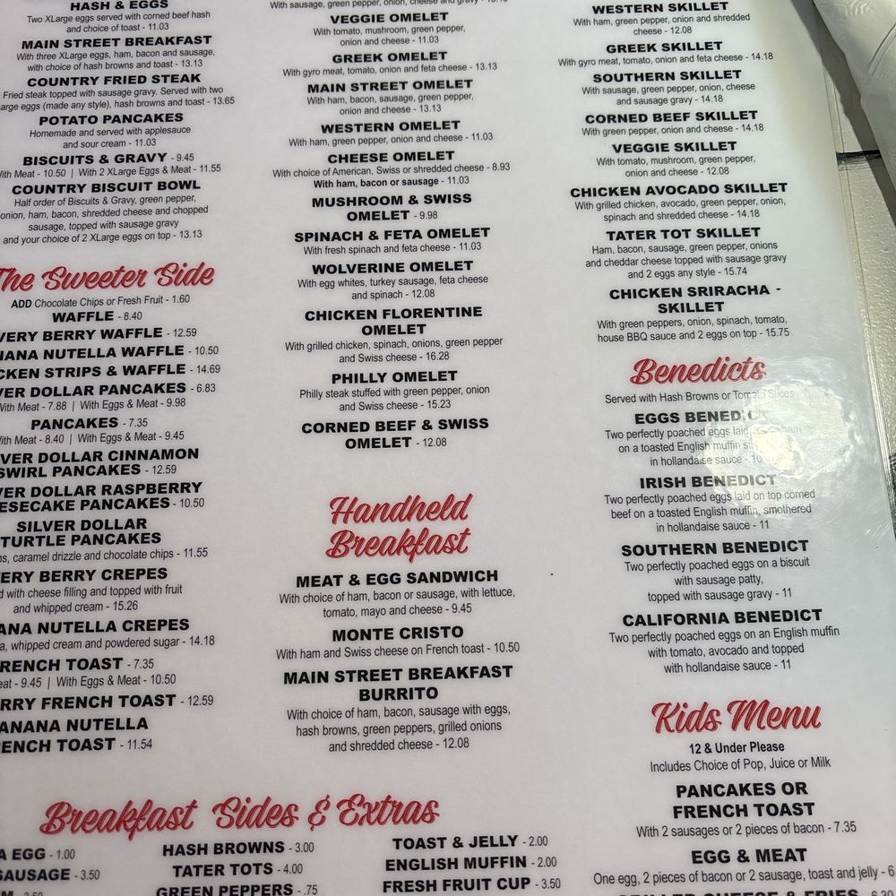 Main Street Brunch - Menu - Breakfast & Brunch Near Me - Port Huron, Michigan Main Street Brunch - Menu - Breakfast & Brunch Near Me - Port Huron, Michigan