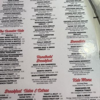 Main Street Brunch - Menu - Breakfast & Brunch Near Me - Port Huron, Michigan Main Street Brunch - Menu - Breakfast & Brunch Near Me - Port Huron, Michigan