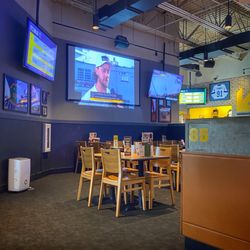Buffalo Wild Wings - Partial view of seating and televisions