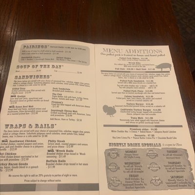 Menu photo 3 Trainwrecksaloon Westport Saint Louis, MO Menu photo 3 Trainwrecksaloon Westport Saint Louis, MO