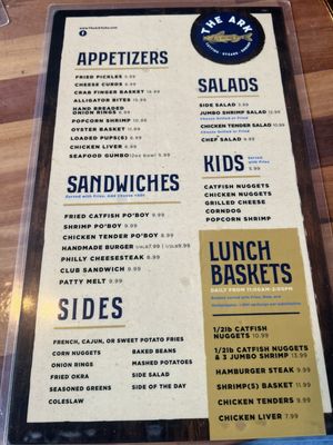 Menu photo 3 The Ark Springville, AL