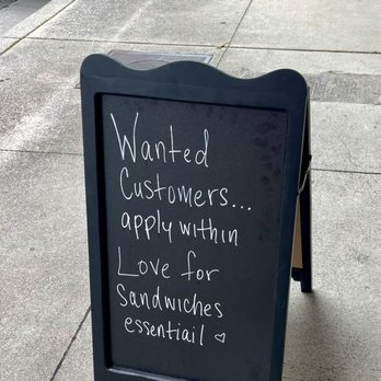 Between The Bricks - Great little sidewalk attention getter. - Sandwiches Near Me - Morristown, Tennessee
