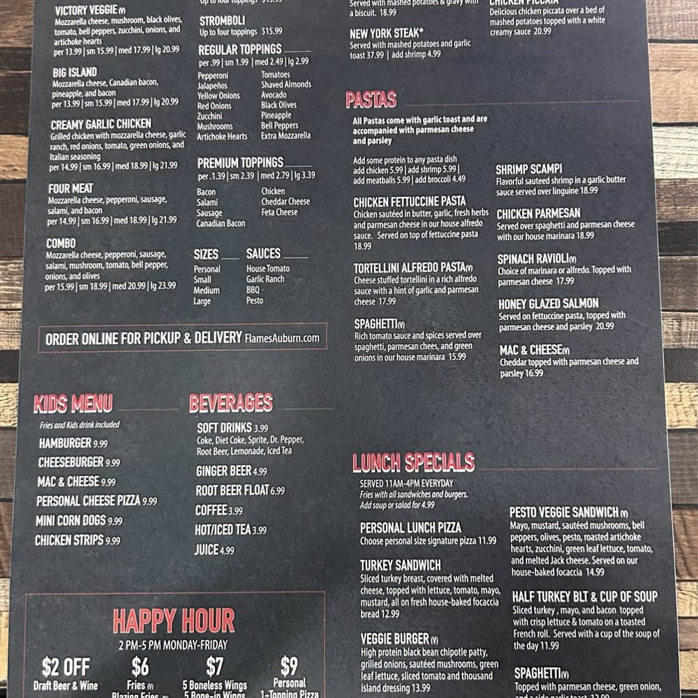 8/2024 Menu
