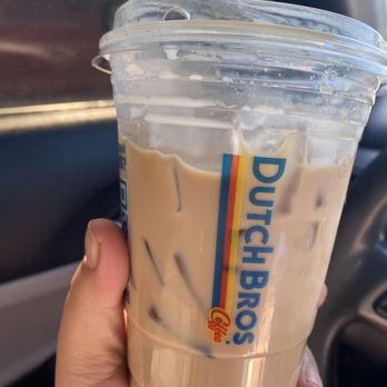 Dutch Bros Coffee - Hopscotch Protein Latte - Juice Bars & Smoothies Near Me - Upland, California