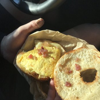 Panera Bread - BACON, egg, and cheese breakfast sandwich!! ... or should I say bacon bits!?!? - Sandwiches Near Me - Summerville, South Carolina Panera Bread - BACON, egg, and cheese breakfast sandwich!! ... or should I say bacon bits!?!? - Sandwiches Near Me - Summerville, South Carolina