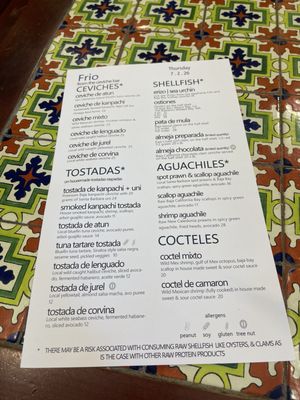 Menu photo 6 Holbox Los Angeles, CA