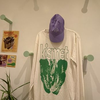 Kismet Rotisserie - Merchandise on the wall - Salad Near Me - Pasadena, California