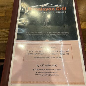 Himalayan Grill - Himalayan/Nepalese Near Me - Haymarket, Virginia