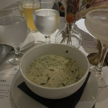 Galley & Garden - Spinach and artichoke soup - New American Near Me - Birmingham, Alabama Galley & Garden - Spinach and artichoke soup - New American Near Me - Birmingham, Alabama
