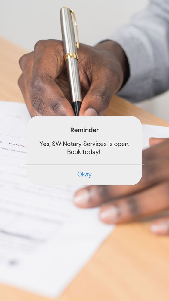 SW NOTARY SERVICES Request a Quote Memphis, Tennessee Notaries