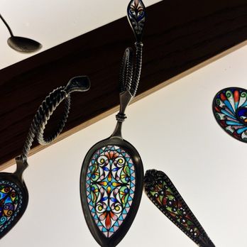 Mississippi Spoon Gallery - These are stained glass spoons and look very cool on an x-ray projector! - Museums Near Me - Davenport, Iowa Mississippi Spoon Gallery - These are stained glass spoons and look very cool on an x-ray projector! - Museums Near Me - Davenport, Iowa