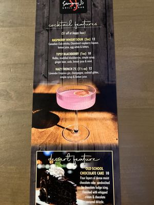 Menu photo 4 Sammy J's Grill & Bar Maple Ridge, BC