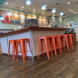 View of the interior of the shop