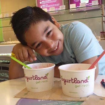 Yogurtland - Eli is lovin his red velvet frozen yogurt! Mojito sorbet for me! - Ice Cream & Frozen Yogurt Near Me - Norwalk, California Yogurtland - Eli is lovin his red velvet frozen yogurt! Mojito sorbet for me! - Ice Cream & Frozen Yogurt Near Me - Norwalk, California
