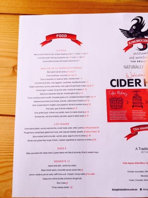 Menu photo 1 Flying Brick Cider Co Wallington, VIC Menu photo 1 Flying Brick Cider Co Wallington, VIC