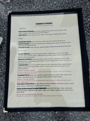 Menu photo 7 Tramonti Ristorante Thomaston, CT Menu photo 7 Tramonti Ristorante Thomaston, CT