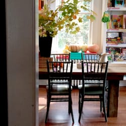 Modern Homestead Coffee Shop - Autumn in the shop.
