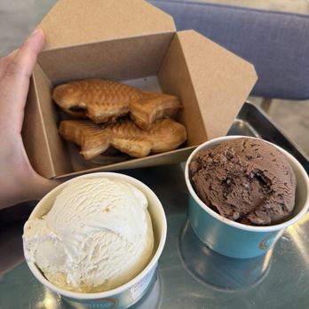 Dohmo - Taiyaki, chocolate and vanilla ice cream - Ice Cream & Frozen Yogurt Near Me - Olivette, Missouri