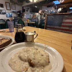 Jan's Restaurant - Biscuits and sausage gravy