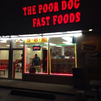 The Poor Dog - a fast food restaurant at night - Fast Food Near Me - Alsip, Illinois
