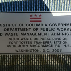 Photo of Fort Totten Trash Transfer Station - Washington, DC, DC, US. The real address.
