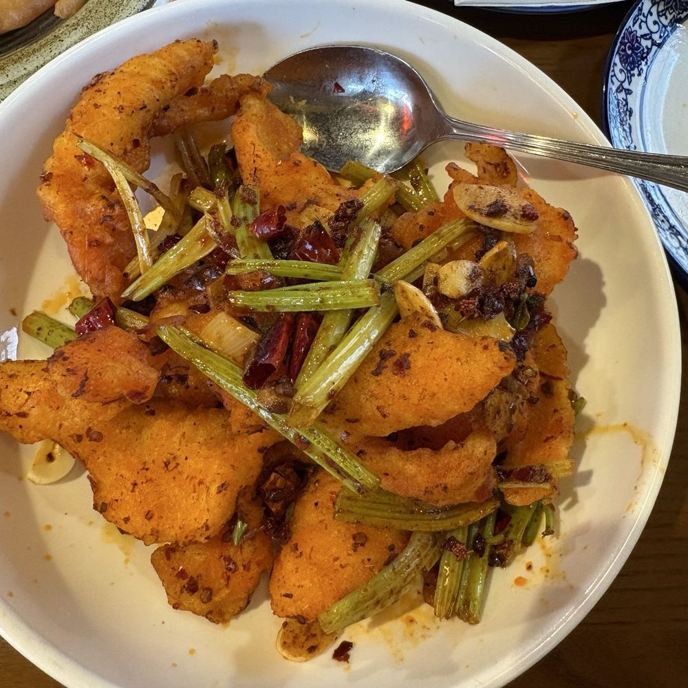 Hot and spicy fish. The absolute best tasting fish dish I've ever had. Hot and spicy fish. The absolute best tasting fish dish I've ever had.