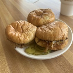 Bates Hamburgers of Farmington Hills - Half order of cheeseburgers