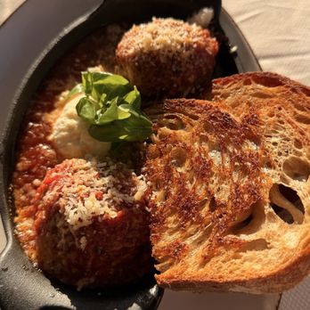 Pelican Grill - Meatballs and bread - New American Near Me - Newport Coast, California Pelican Grill - Meatballs and bread - New American Near Me - Newport Coast, California