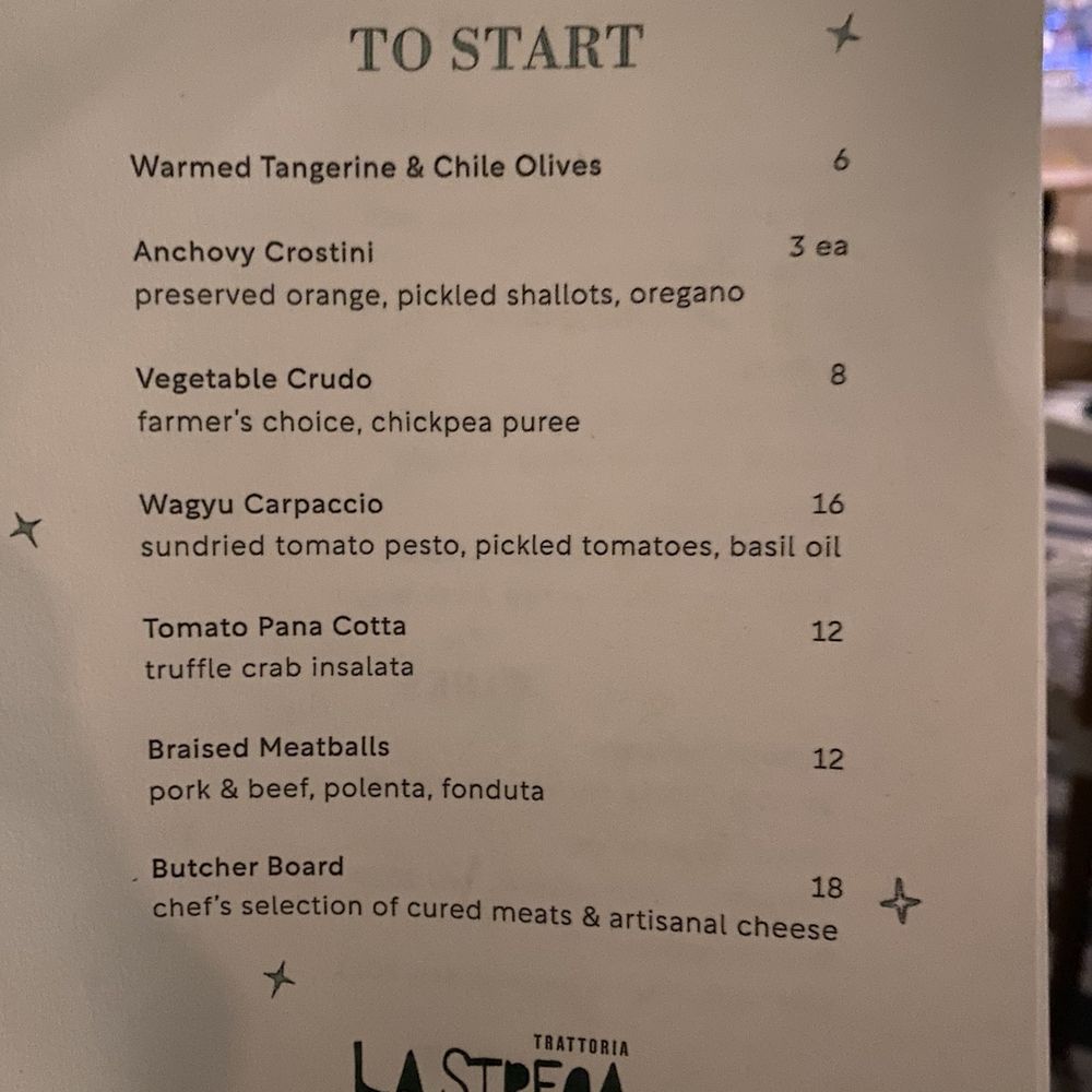 La Strega - Happy Hour Menu - Italian Near Me - Las Vegas, Nevada La Strega - Happy Hour Menu - Italian Near Me - Las Vegas, Nevada