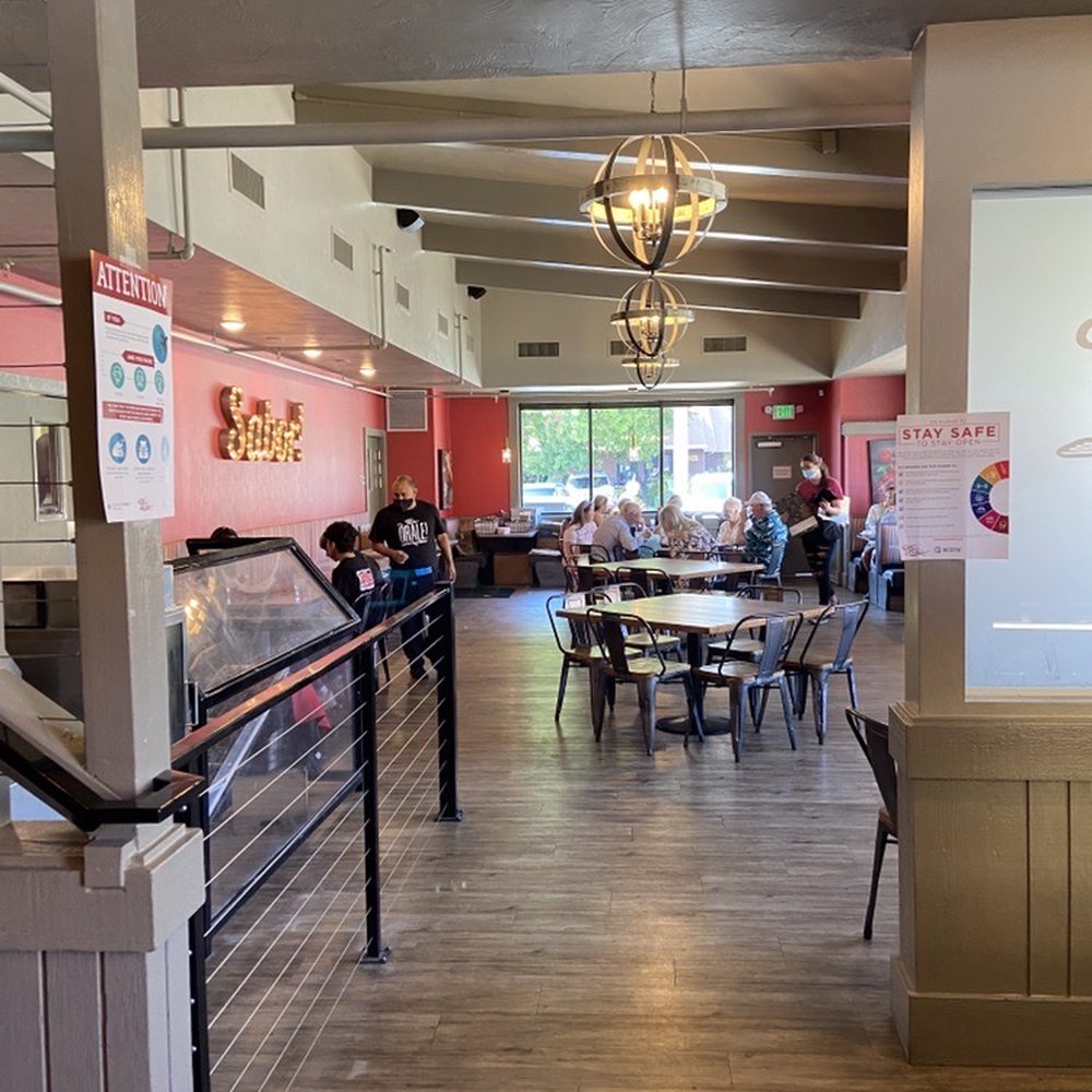 Cafe Sabor - View from lobby to lower dining. - Mexican Near Me - St. George, Utah Cafe Sabor - View from lobby to lower dining. - Mexican Near Me - St. George, Utah